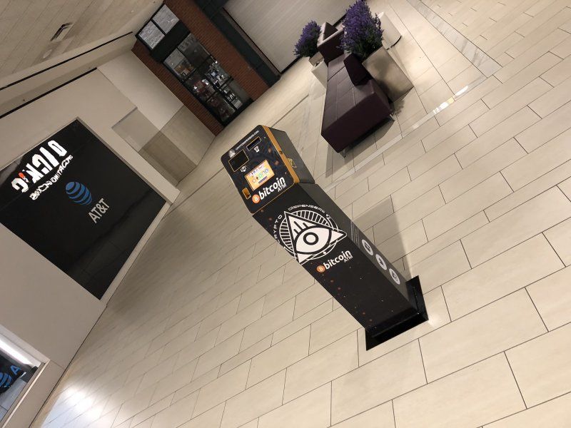 College Mall - Red Robin's & Dicks - Crypto Dispensers Bitcoin ATMs